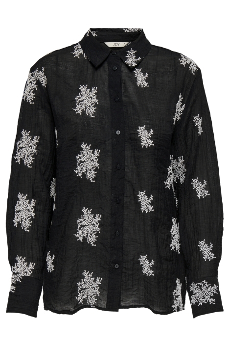 Jacqueline de Yong jdytheo l/s embroidery loose shirt